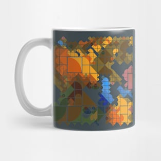 Abstract Bouquet Mosaic Mug